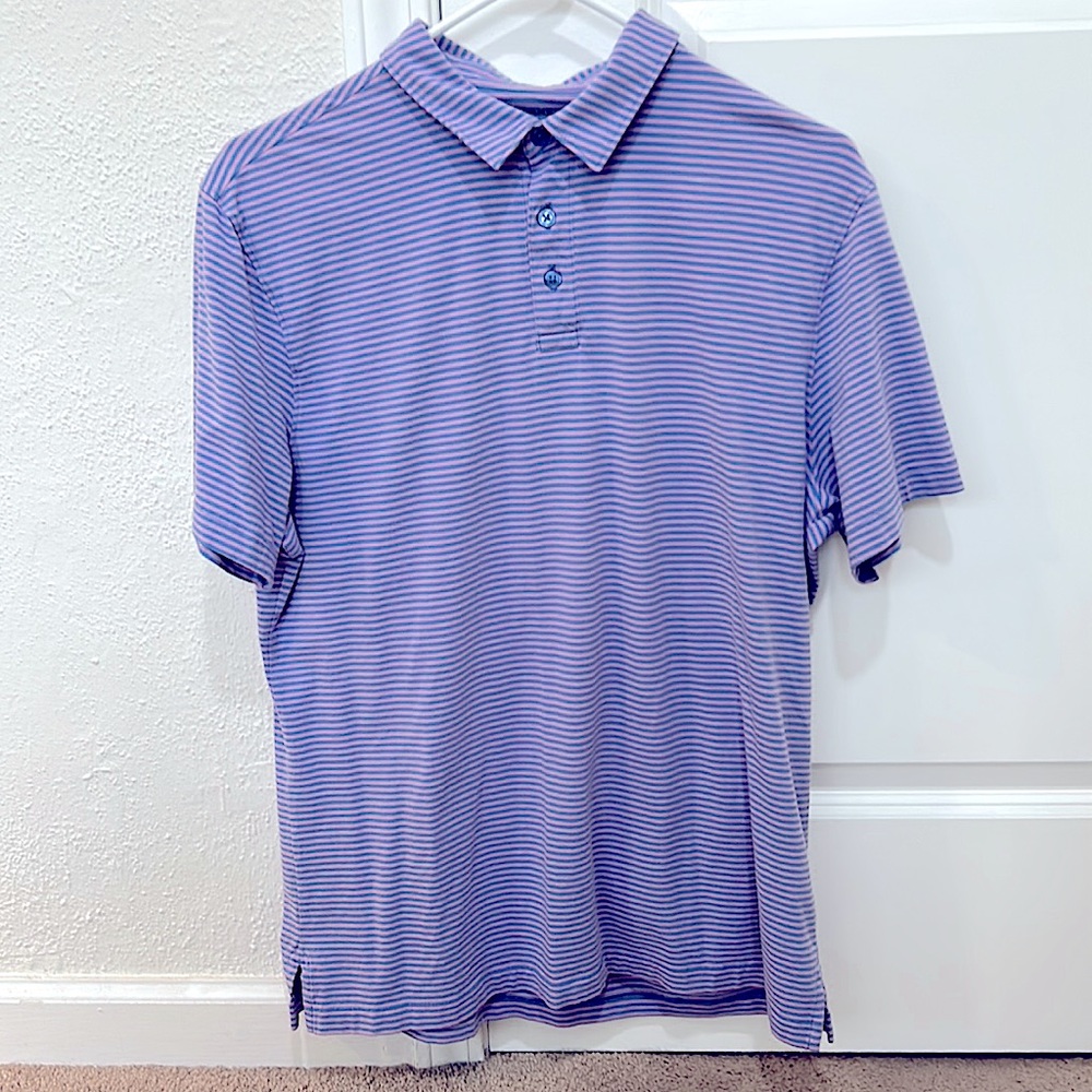 Men’s striped polo